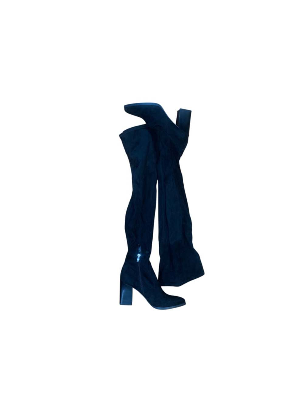 Women's Marc Fisher Black Over the Knee Boots Size 8.5